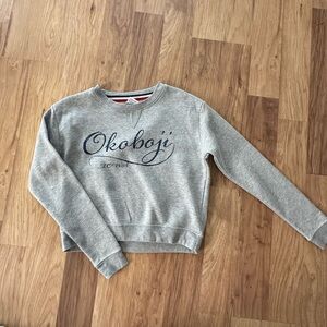 Gray Women's Okoboji Cropped Sweatshirt